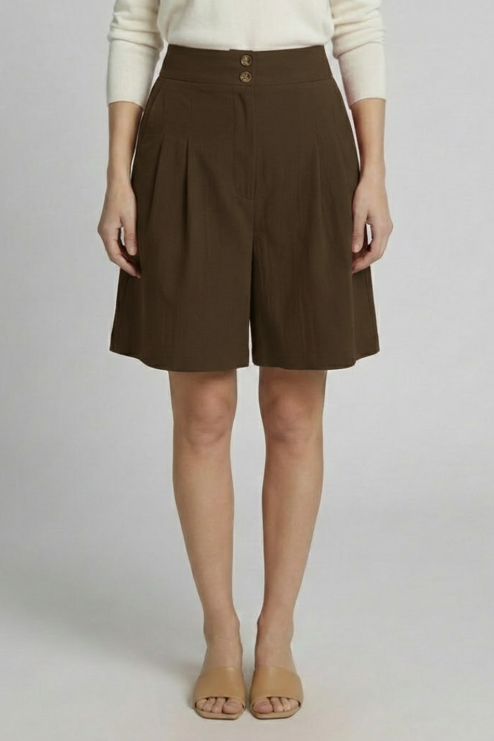 Women’s Skirt with High Waist and Flared Hem
