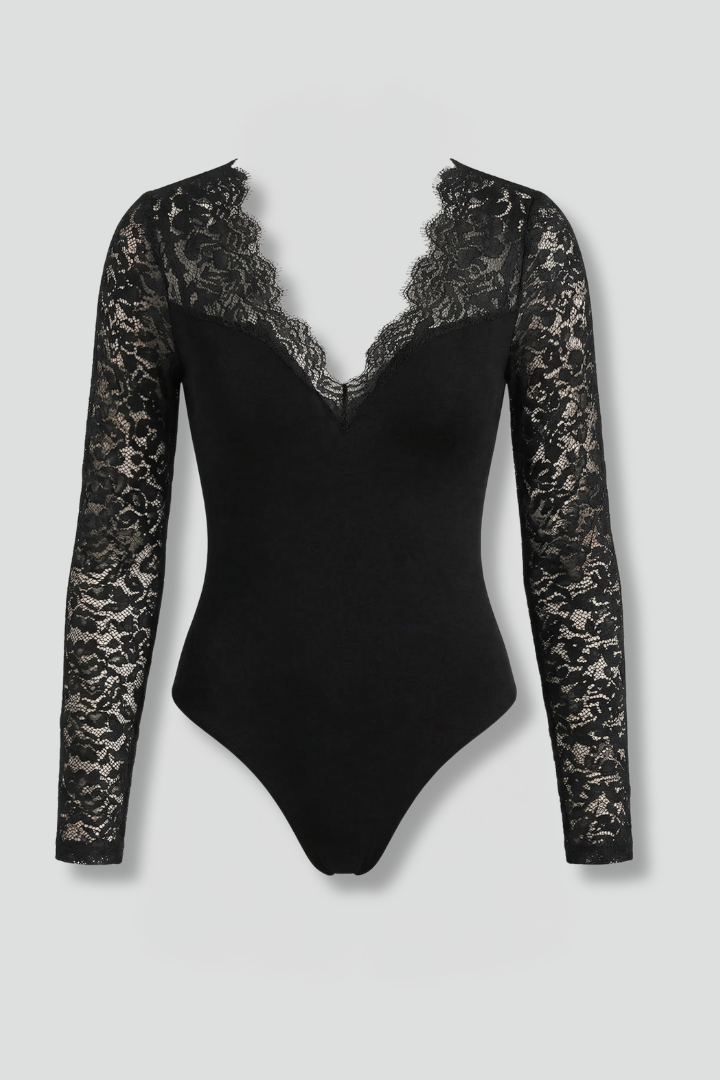 Women’s Blouse with V Neck and Sleeves