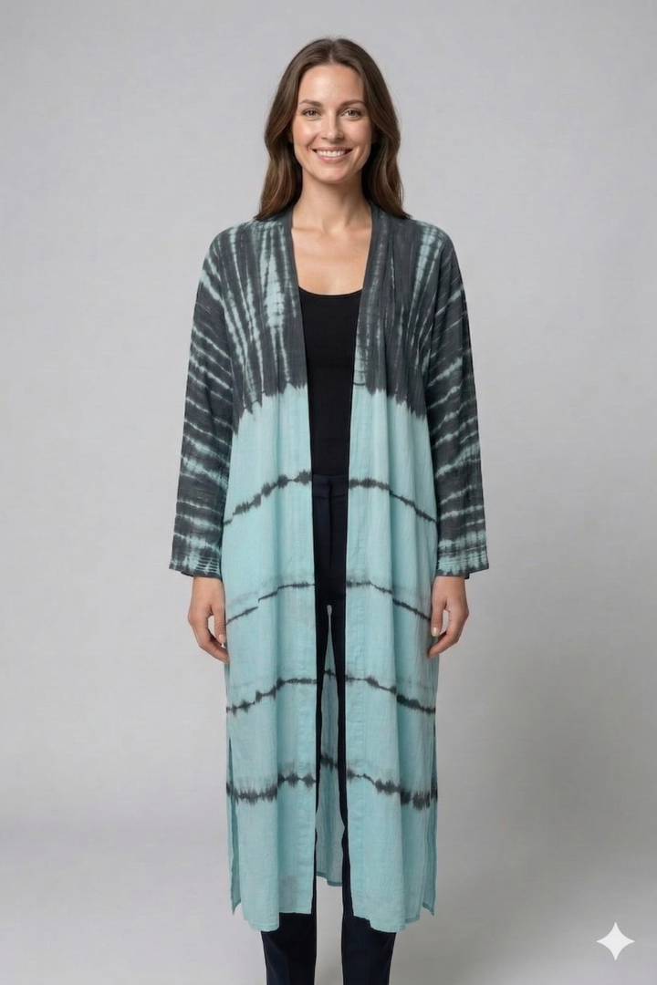 Women’s Cardigan Cover Up with Open Front and Short Sleeves