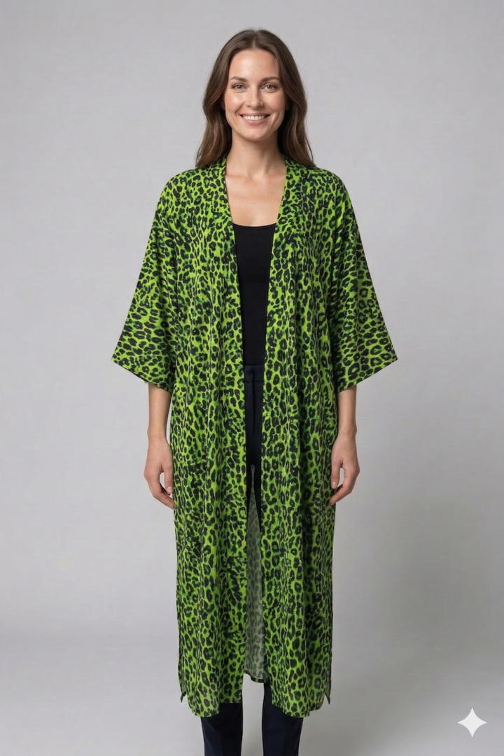 Women’s Cardigan Cover Up with Open Front and Short Sleeves