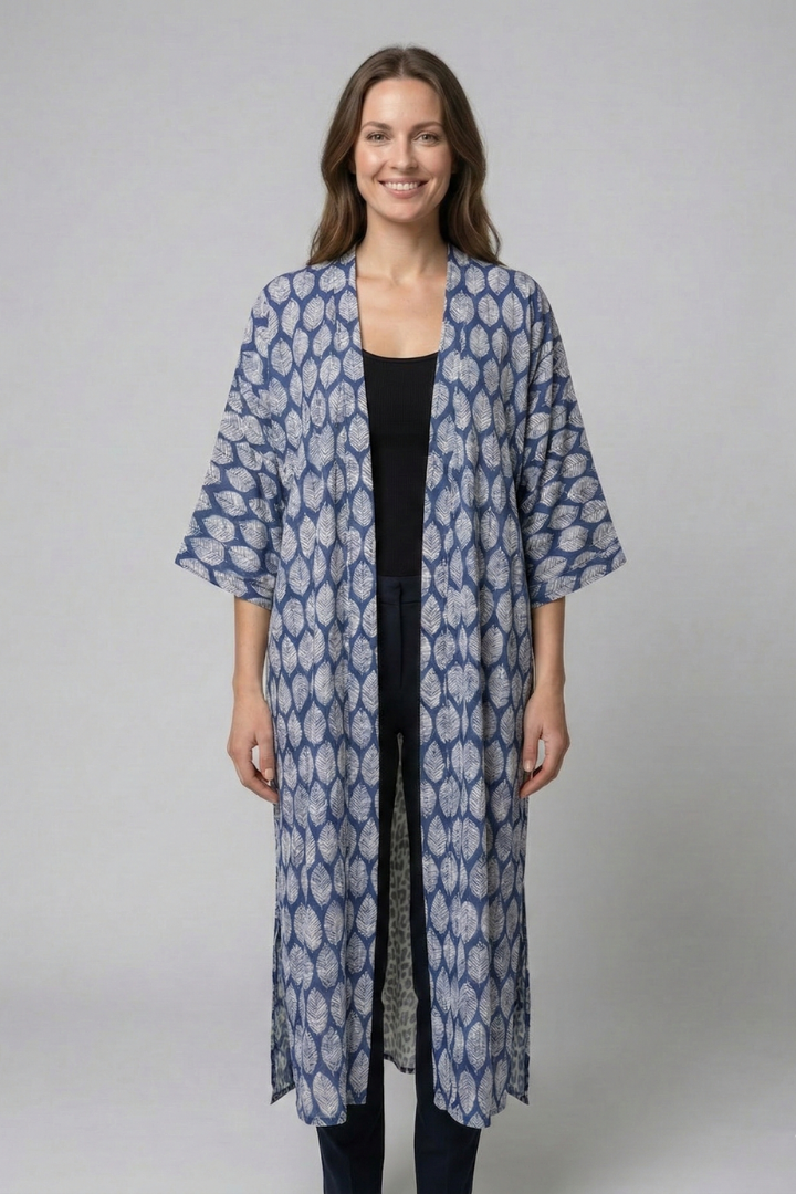 Women’s Cardigan Cover Up with Open Front and Short Sleeves