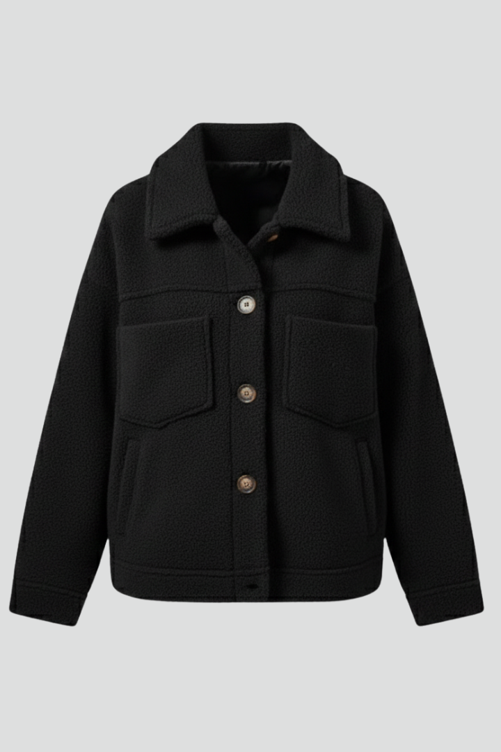 Women’s Jacket with Buttons and Generous Pockets