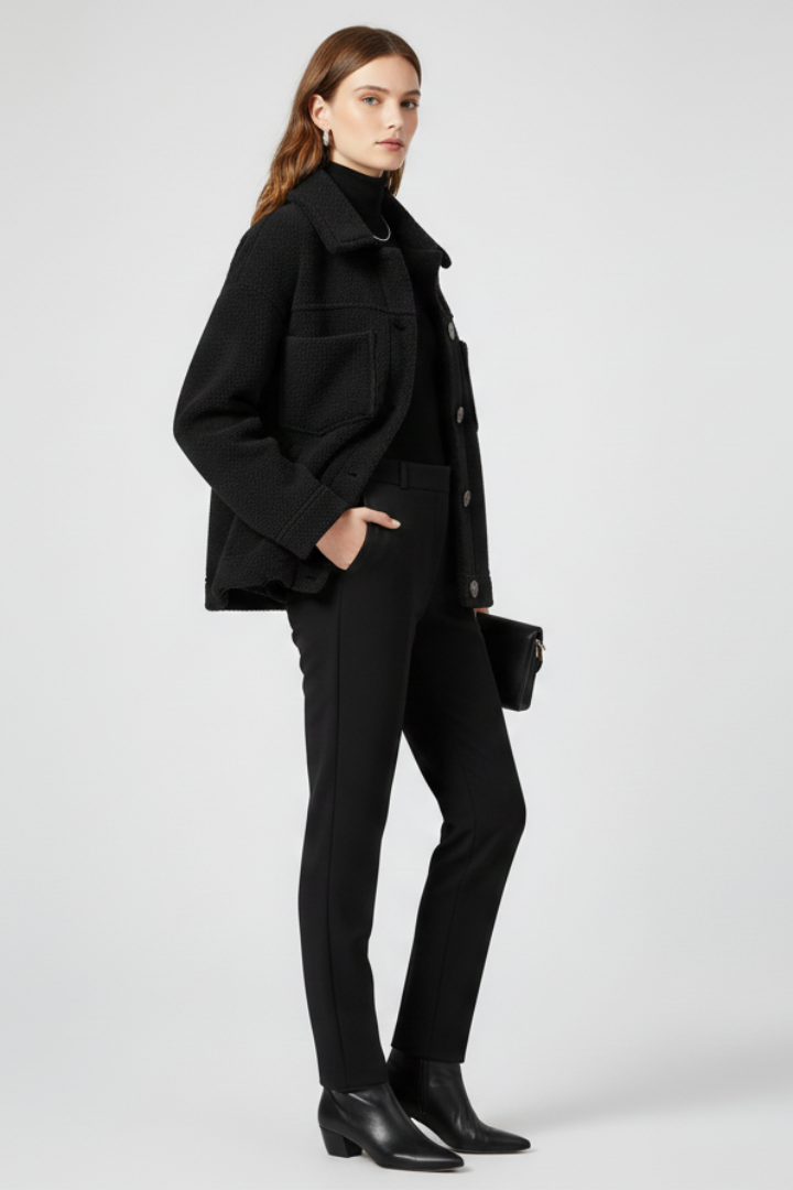 Women’s Jacket with Buttons and Generous Pockets