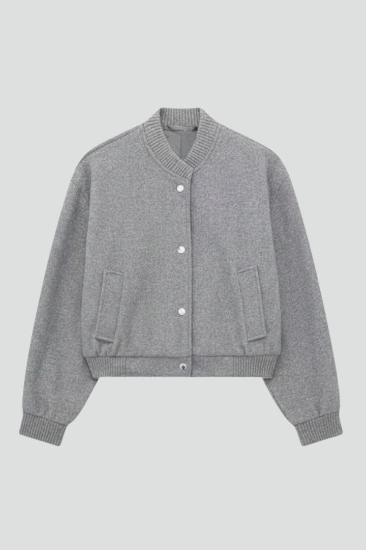 Women’s Short Jacket with Buttons and Pockets