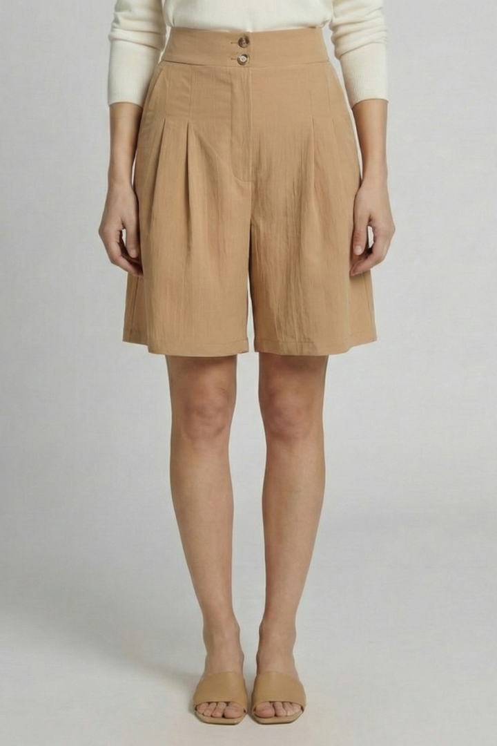 Women’s Skirt with High Waist and Flared Hem