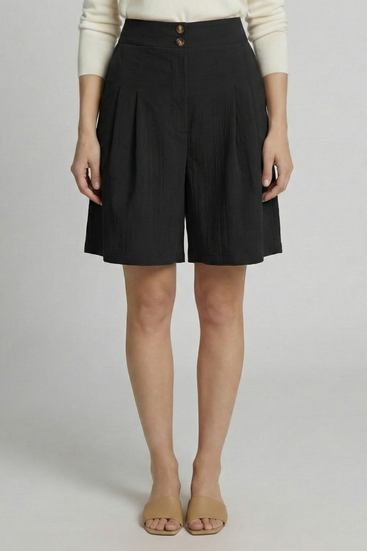 Women’s Skirt with High Waist and Flared Hem