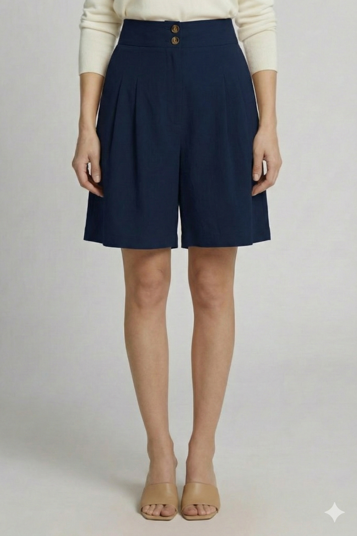 Women’s Skirt with High Waist and Flared Hem