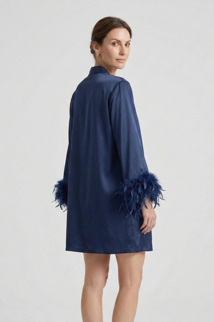 Women’s Three Piece Set with Robe and Shorts