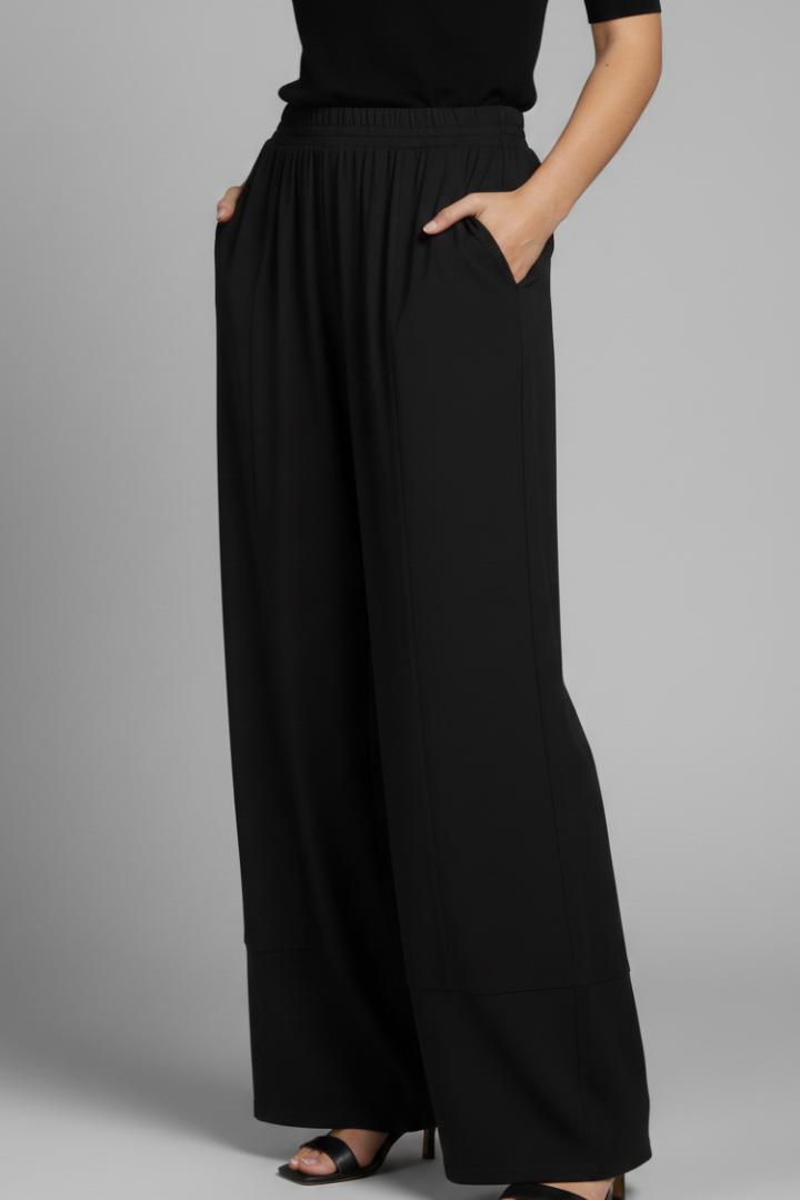 Women’s Trousers with Elastic Waist and Side Pockets